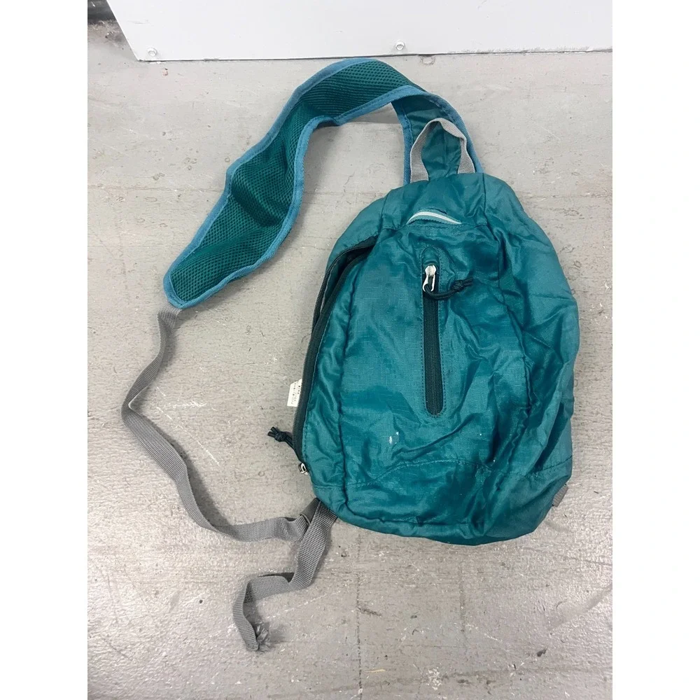 Eddie Bauer‎ Stowaway 10L Sling Bag Green Adjustable Crossbody Strap Outdoor